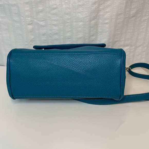 Jewell by Thirty-One one bag shoulder or crossbody in teal affair pebble. - Picture 4 of 9